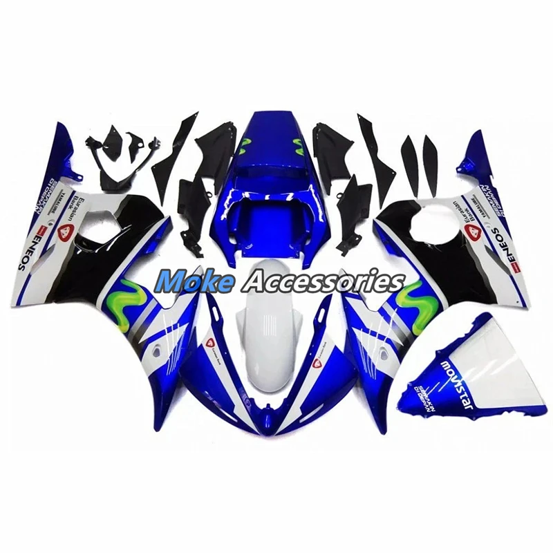

Motorcycle Fairings Kit Fit For Yzf R6 2003 2004 2005 Bodywork Set High Quality Abs Injection Blue White Black