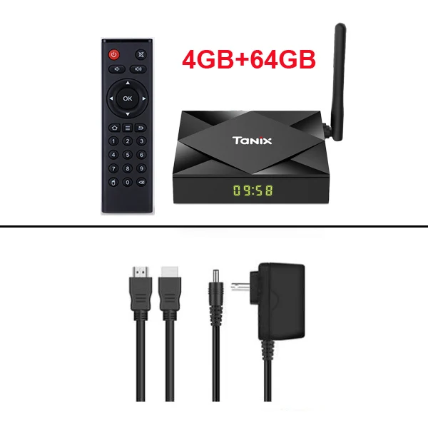 Tanix TX6S Android 10,0 tv Box Allwinner H616 4 Гб 64 ГБ 1 год Франция Португалия Бельгия Нидерланды Бельгия Италия IP tv подписка - Цвет: 4GB 64GB