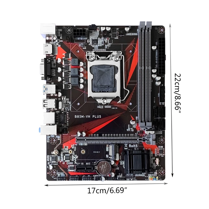 

Upgrade B85M-VH Desktop Computer Motherboard M.2 LGA 1150 USB 16G DDR3 Mainboard