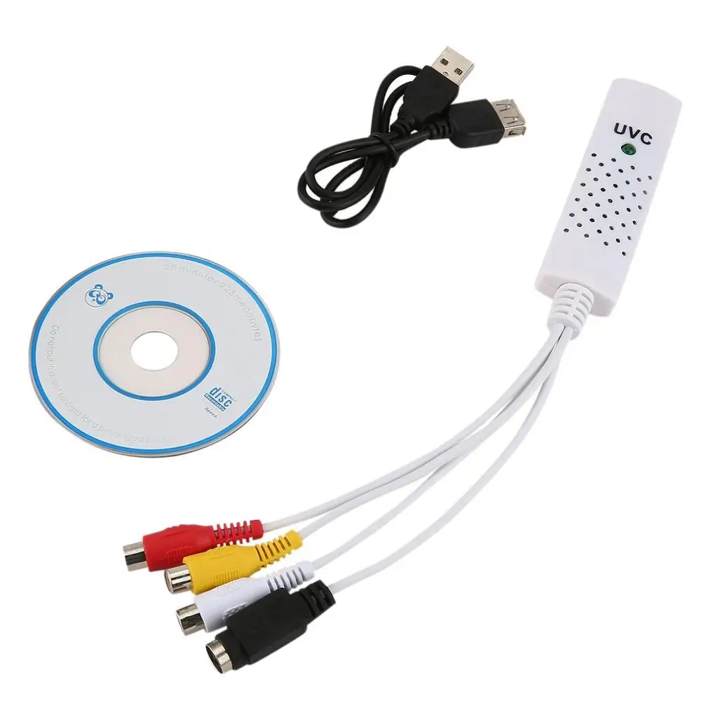 1 комплект высокое качество новинка USB 2 0 ТВ dvd vhs видео крышка адаптер легкая карта