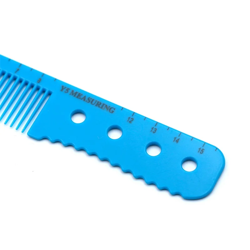 

6pcs/lot Professional Hair Stylist Barber Cutting Comb Set Y5 Series ABS Material Measuring Scale hair Comb set
