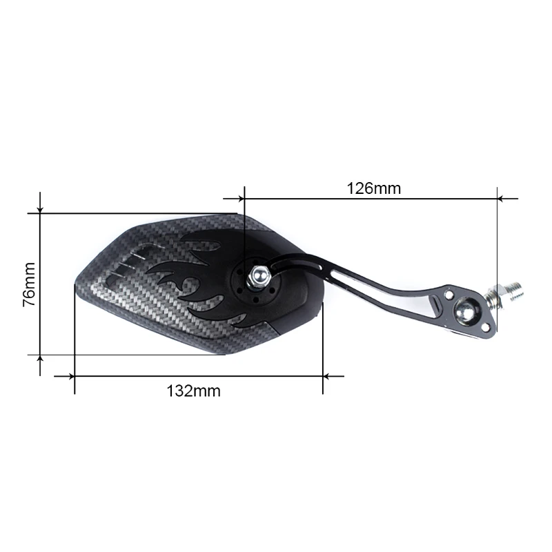 Зеркало заднего вида для езды на велосипеде и выпуклое зеркало-отражатель с