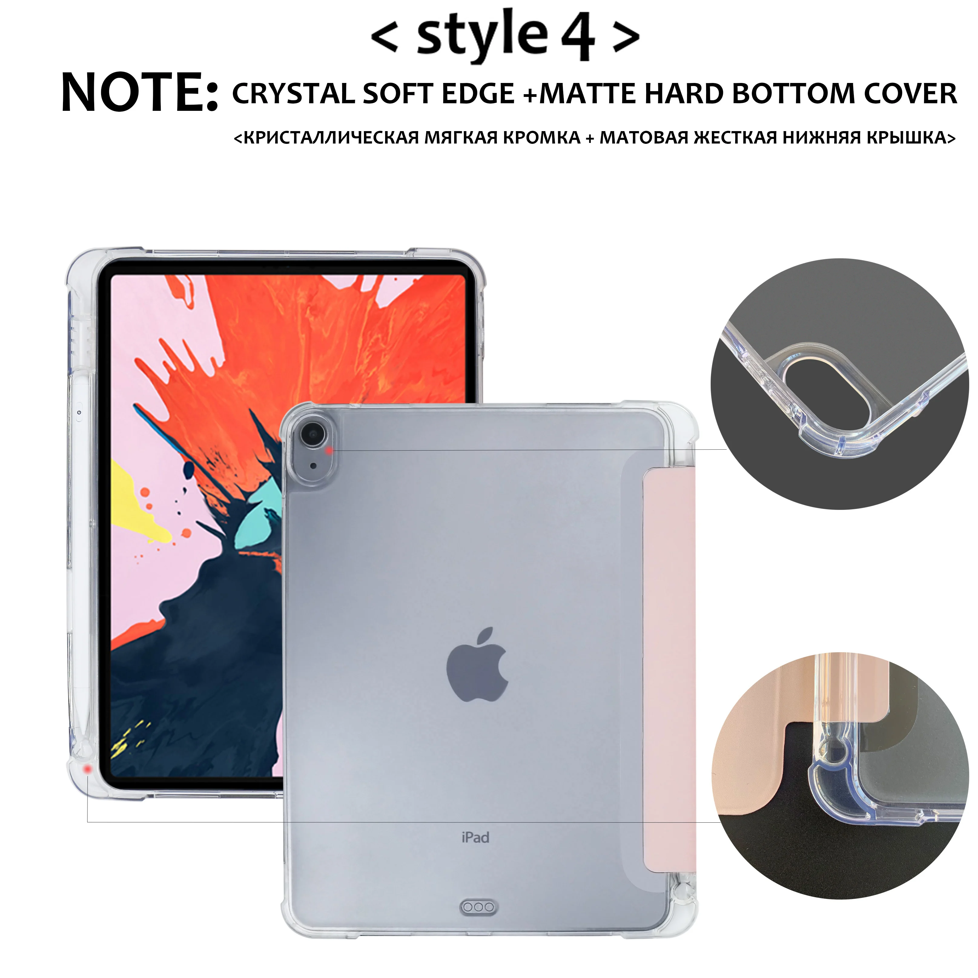 Чехол-карандаш для iPad Pro 12.9 чехол 2021 11 Чехол Air 4 8 9 поколения 10 2 7 5 6 Mini | Компьютеры и