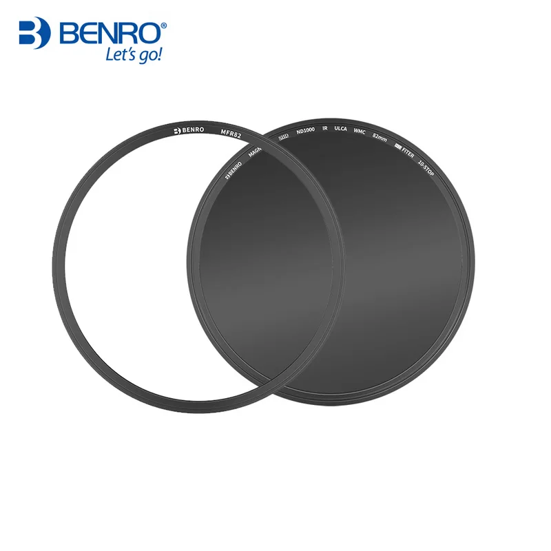 

Benro 82mm Magnetic Circular ND1000 Neutral Density 3.0 Filter With Magnetic Adapter Ring