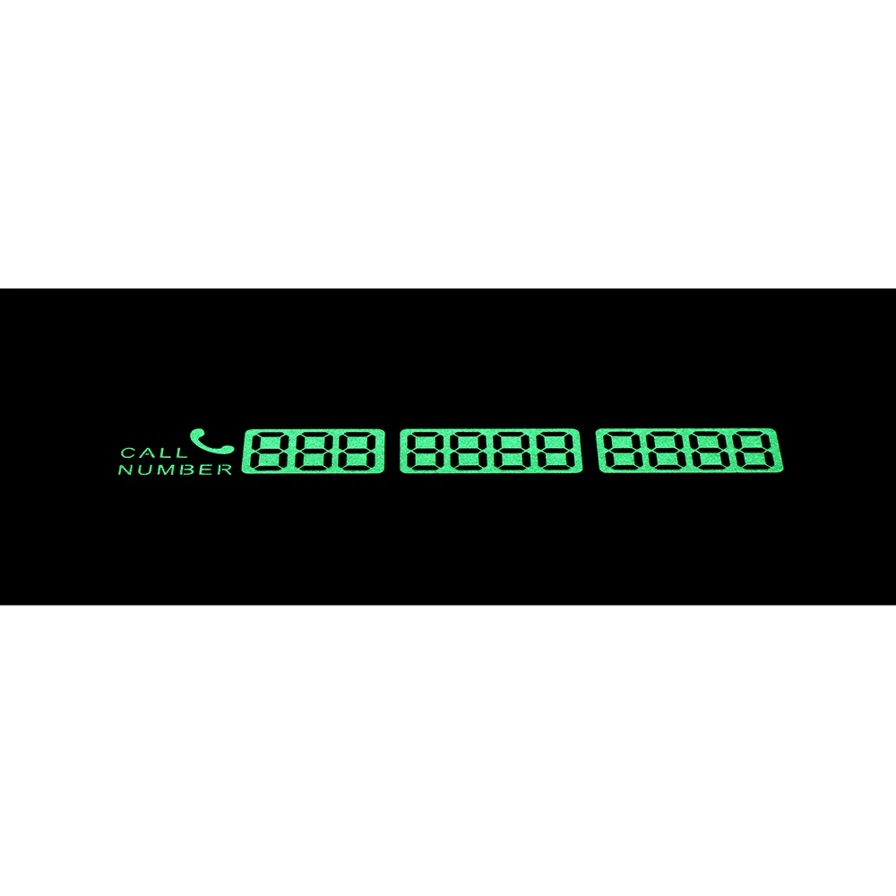 Световой карта автомобильной временной парковки парковочная карточка с номером