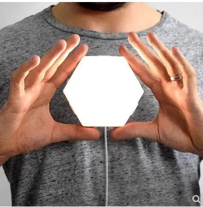UK Modular LED Touch Quantum Lamp Honeycomb Assembly Creative Helios Wall | Освещение