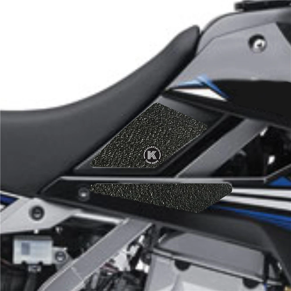 Защита мотоцикла противоскользящая волоконная накладка на бак боковая Тяговая