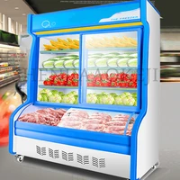 12M Spicy hot display cabinet commercial foam lock temperature preservation cabinet vertical order display cabinet