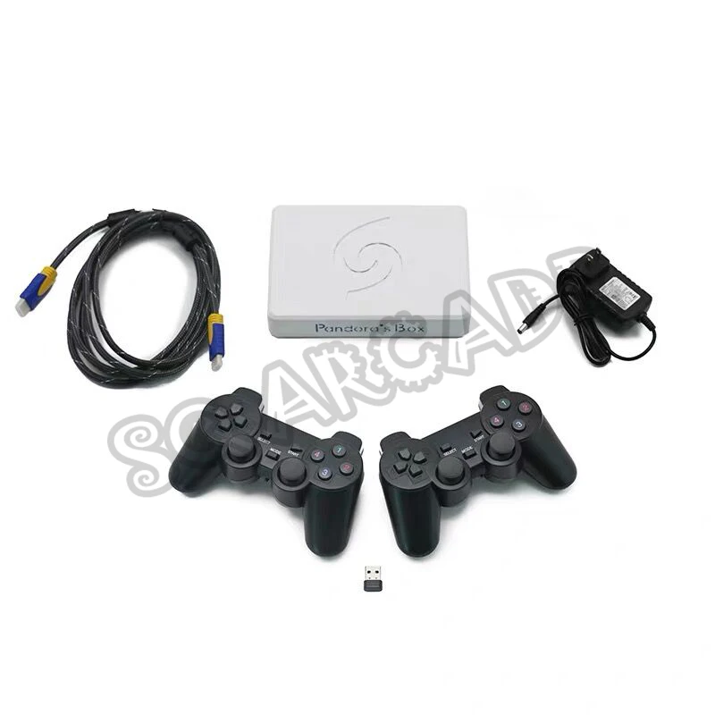 9d wireless UK plug Pandora Box 9D 2500 В 1, аркадная материнская плата, 2 игрока, проводной геймпад и беспроводной геймпад, набор, Usb подключение, джойстик, имеет 10 3D игр - Цвет: 9d wireless UK plug