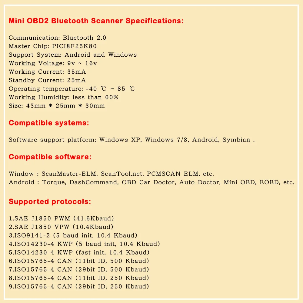 OBD V1.5 HH ELM327 OBD2 Bluetooth Автомобильный сканер OBDII автомобильный ELM 327 Диагностический