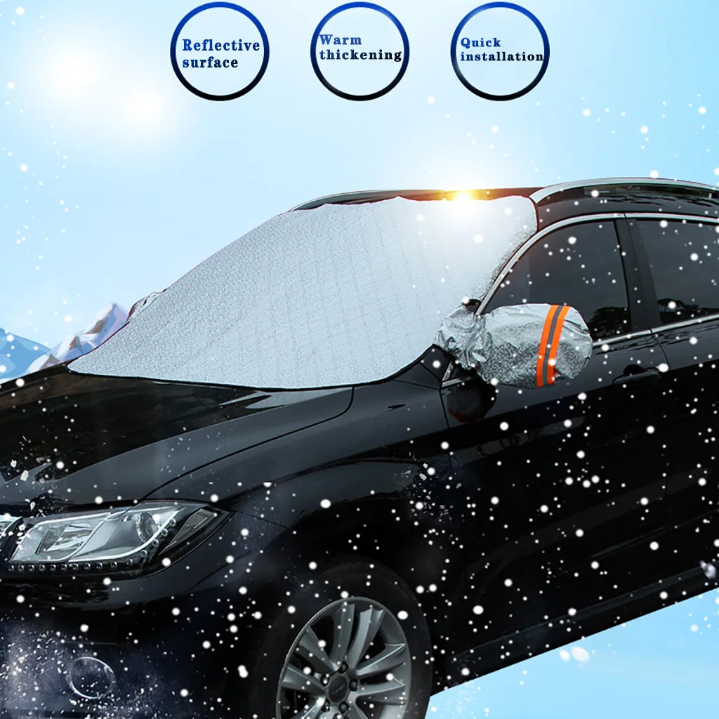

240x120cm Automobile Magnetic Sunshade Cover Car Windshield Snow Sun Shade Waterproof Protector Cover Car Front Windscreen Cover