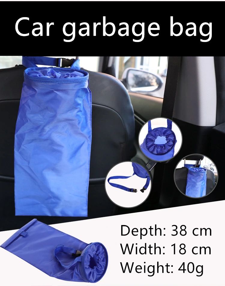 Автомобильная сумка для мусора хранения на сиденье автомобиля моющаяся подвеска