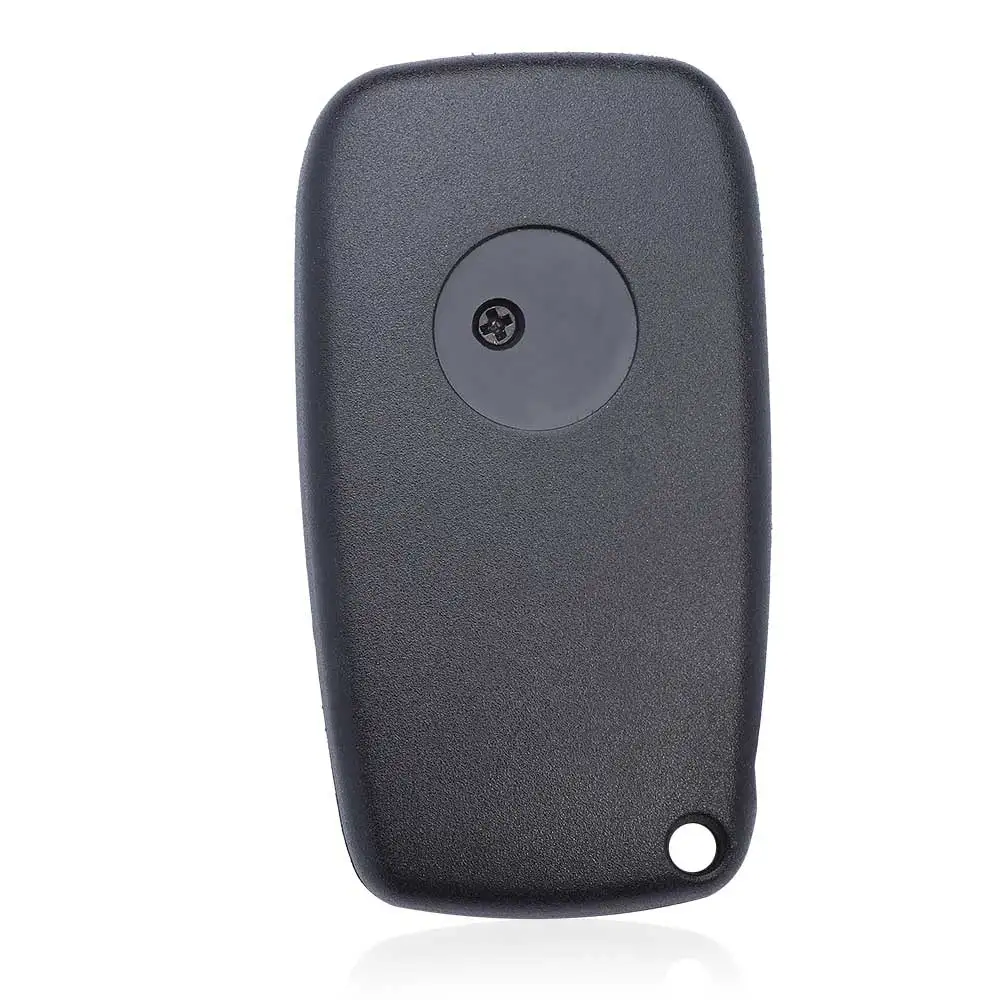

KEYECU Black Flip Remote Key Fob 3 Button ASK 433MHz PCF7941A/ HITAG 2 ID46 for Fiat Panda 2003-2012