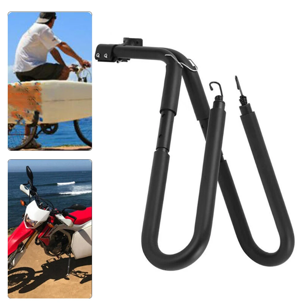 

Portable Adjustable Bike Surfboard Rack Holder Surfing Board Side Carrier