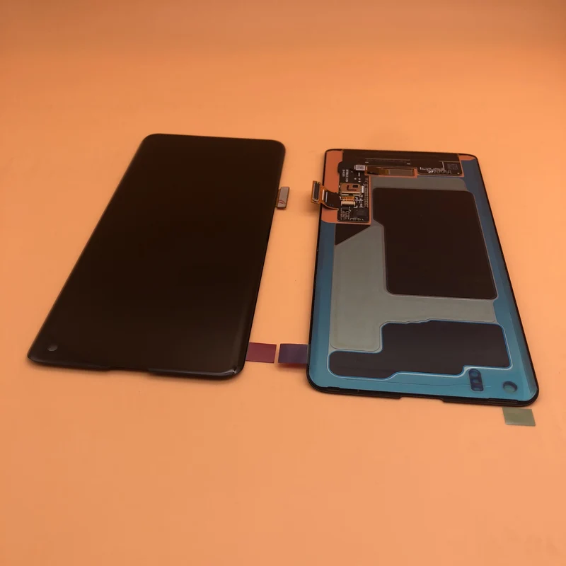 ЖК-дисплей с рамкой для SAMSUNG Galaxy S10 G973 G973F дисплей S10+ S10 Plus G975 G975F сенсорный экран дигитайзер S10E
