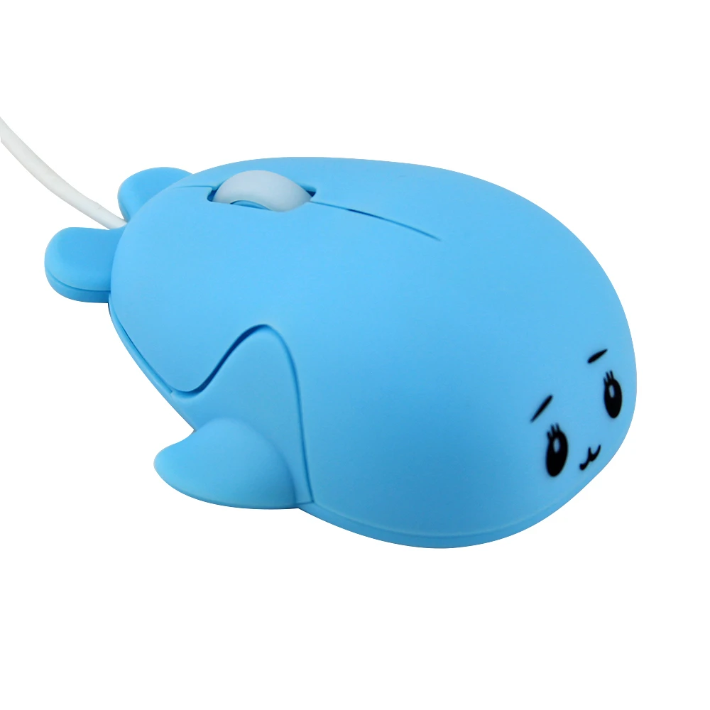 Проводная Милая мультяшная мини компьютерная мышь CHYI 3D 1600 DPI USB оптическая
