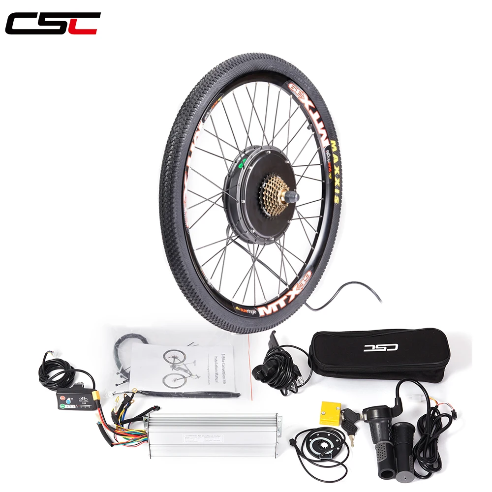 Комплект для переоборудования электрического велосипеда 48В 1000 Вт задний мотор