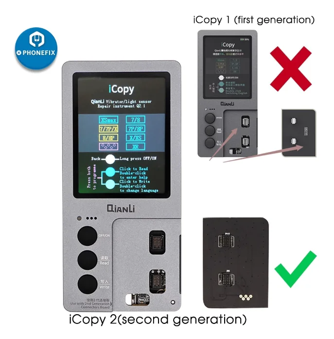 ЖК-экран Qianli iCopy Plus 2 1 Фоточувствительный оригинальный датчик освещения для