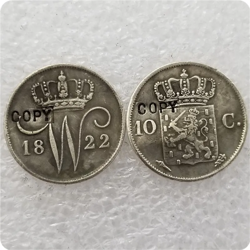 1818-1828 NETHERLANDS 10 cent COINS COPY |