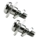 1 пара аксессуаров для электроскутера, болт с фиксированным задним колесом, серебряный металлический винт для скутера Xiao-mi M365, запасные части для скутеров