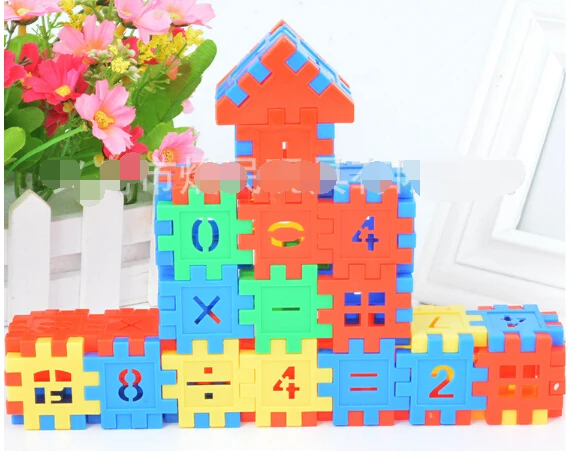 Многофункциональное колесо цифровой блок Строительный детский сад цифровая