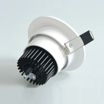 JLAPRIRA лайтин серебро soptlight cob светодиоды с регулируемой яркостью светильник AC110V 220V