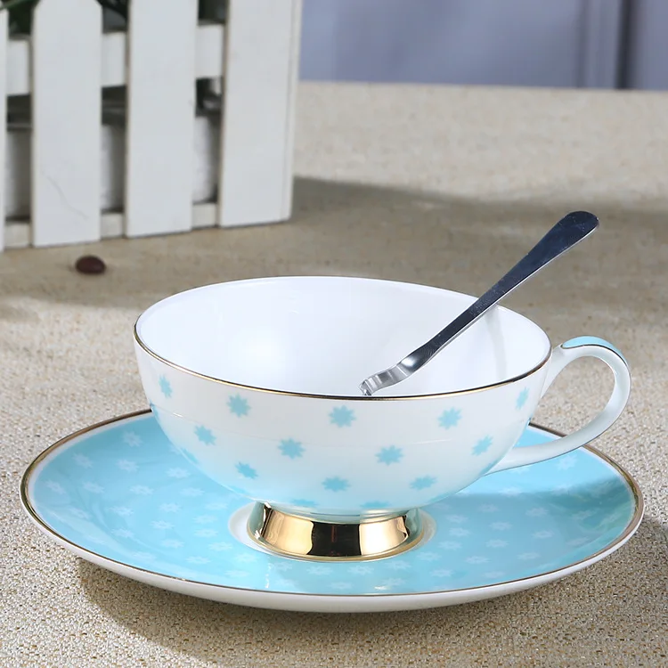 Японская керамическая кофейная чашка и блюдце простая из фарфора современный