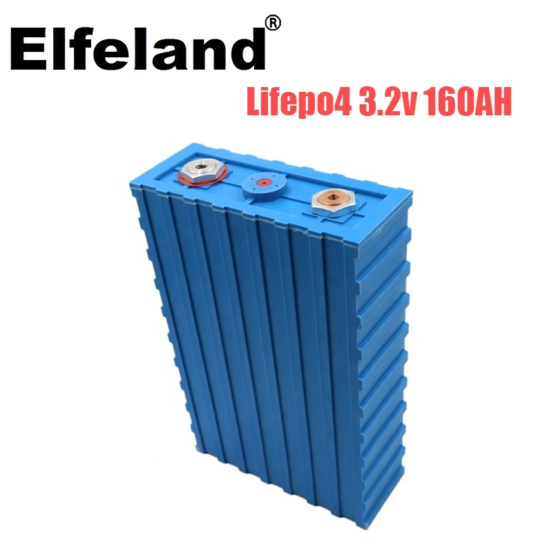 Elfeland 4 шт. 3 2 В Ач CALB lifepo4 батарея литий железо фосфатная solar12V 24 48 Аккумулятор ЕС