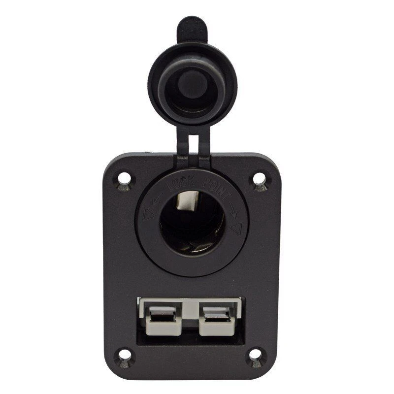 Anderson Plug C-Igarette Lighter Socket Charger Flush Mount Recessed Plate for Caravan Camper Boat Truck |