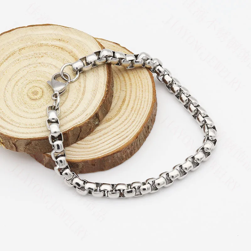 Мужские браслеты из нержавеющей стали браслет кубинской цепи мужские аксессуары