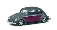 schuco 164 vw beetle custom lowrider matte gray metallic diecast model car