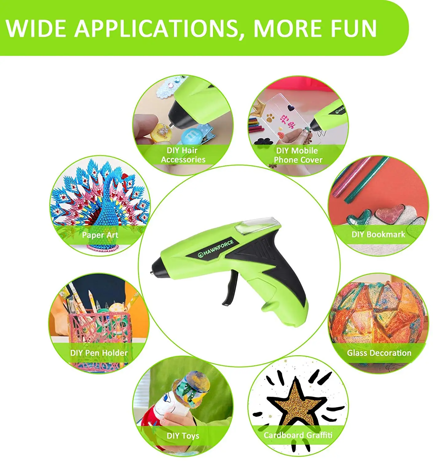 Аккумуляторный клеевой пистолет 4 в термопистолет для домашнего использования DIY