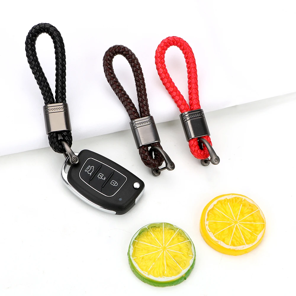 Автомобильный брелок ручной тканый в виде подковы держатель для ключей