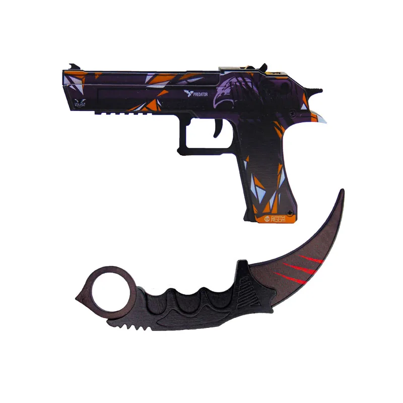 Подарочный набор оружия standoff 2 предмета Стандофф / детский пистолет predator/