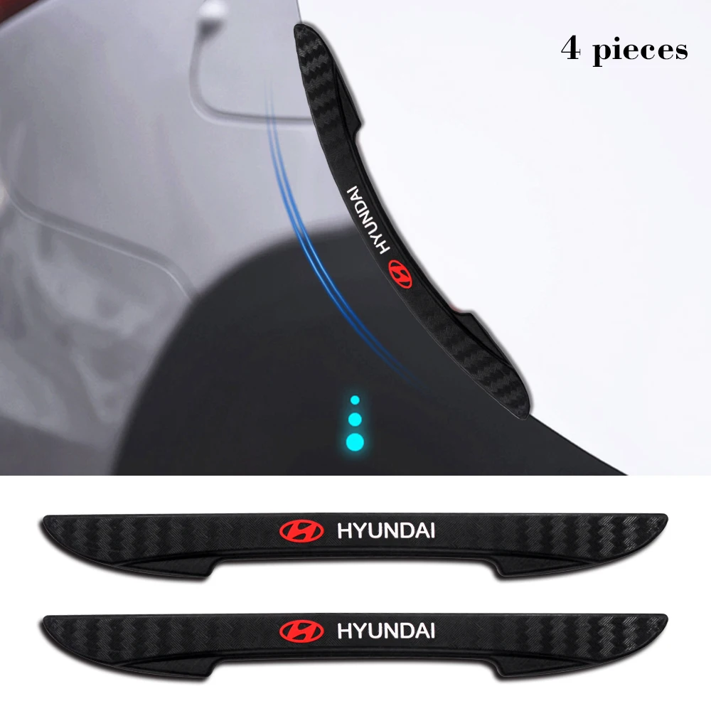

4pcs Auto Anti-Collision Car Door Bumper Strip Scratch Protector for Hyundai Santa Fe Sonata Solaris Azera Creta I30 Ix25 Tucson