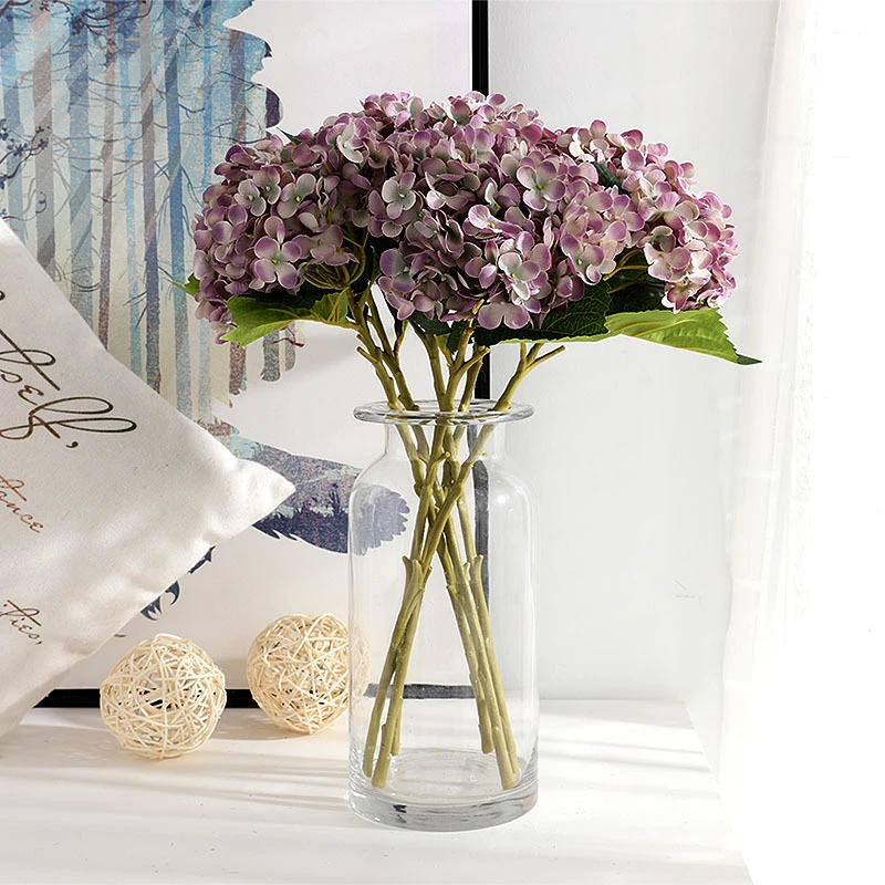 

Nordic Decor for Room 2020 11 Hydrangeas Home Bedroom Christmas Garden Decor Living Room Decoration Salon Wedding Holding Flower
