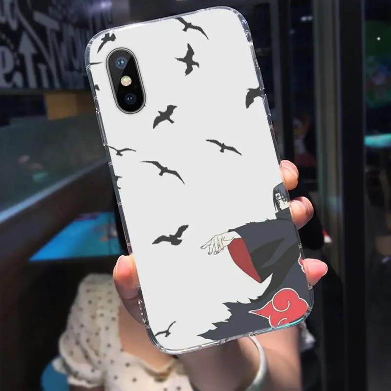 

Naruto Japanese Anime Phone Case Transparent for iPhone 11 12 mini pro XS MAX 8 7 6 6S Plus X 5S SE 2020 XR
