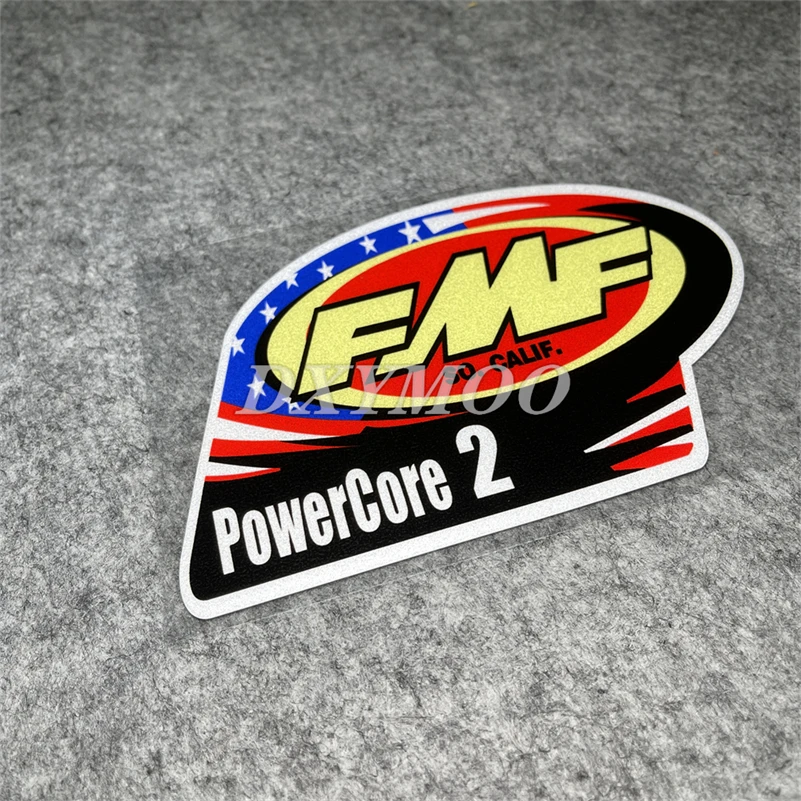 Стайлинг автомобиля ПВХ наклейки для GP спонсорский FMF POWERCORE2 моторный