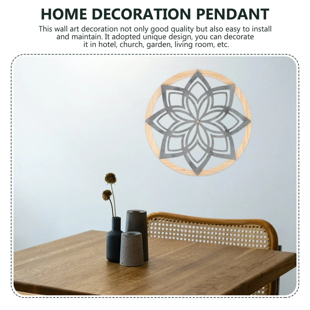 

1Pc Heritage Round Wall Art Pendant Hanging Ornament Chic Home Decoration