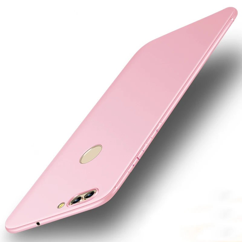 UPaitou тонкий матовый мягкий чехол из силикона и ТПУ чехол для huawei Nova от 2 до 5 лет Роскошная задняя крышка для huawei Nova 5 5i Pro 4 4e 4i 3 3i 3e 2s 2 плюс 2i 2e чехол - Цвет: Розовый