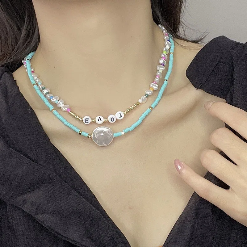 

Женское Ожерелье-чокер с жемчужными бусинами