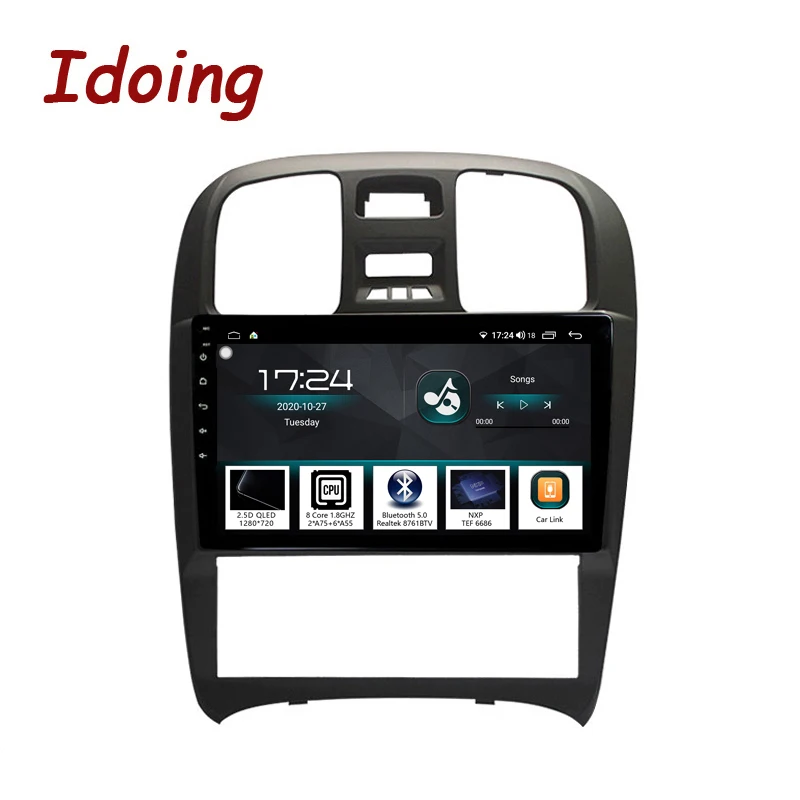 Idoing 9 &quot2.5D QLED автомобильный Android Радио мультимедийный плеер для Hyundai Sonata Fe 2003 2009