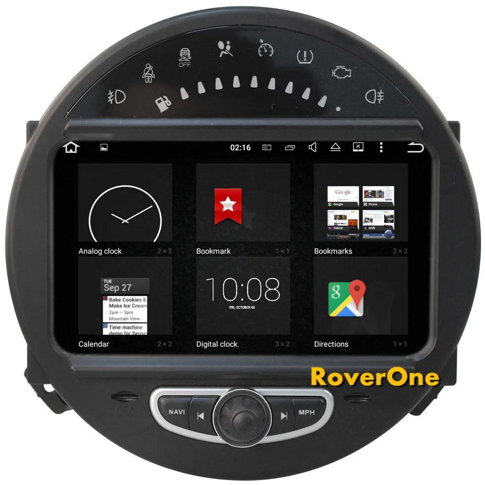Автомагнитола для BMW Mini Cooper 7 '' сенсорный экран Android 1 DVD радио стерео GPS