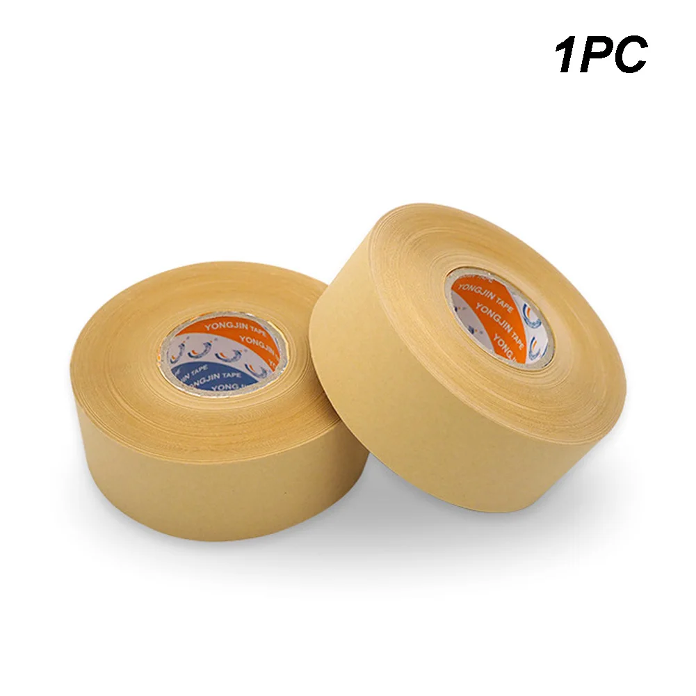 

Water Wet Roll Tape Art Supplies Writing Brown Paper Easy Tear Wide Heat Resistant Fixation Picture Framing Masking Sealing