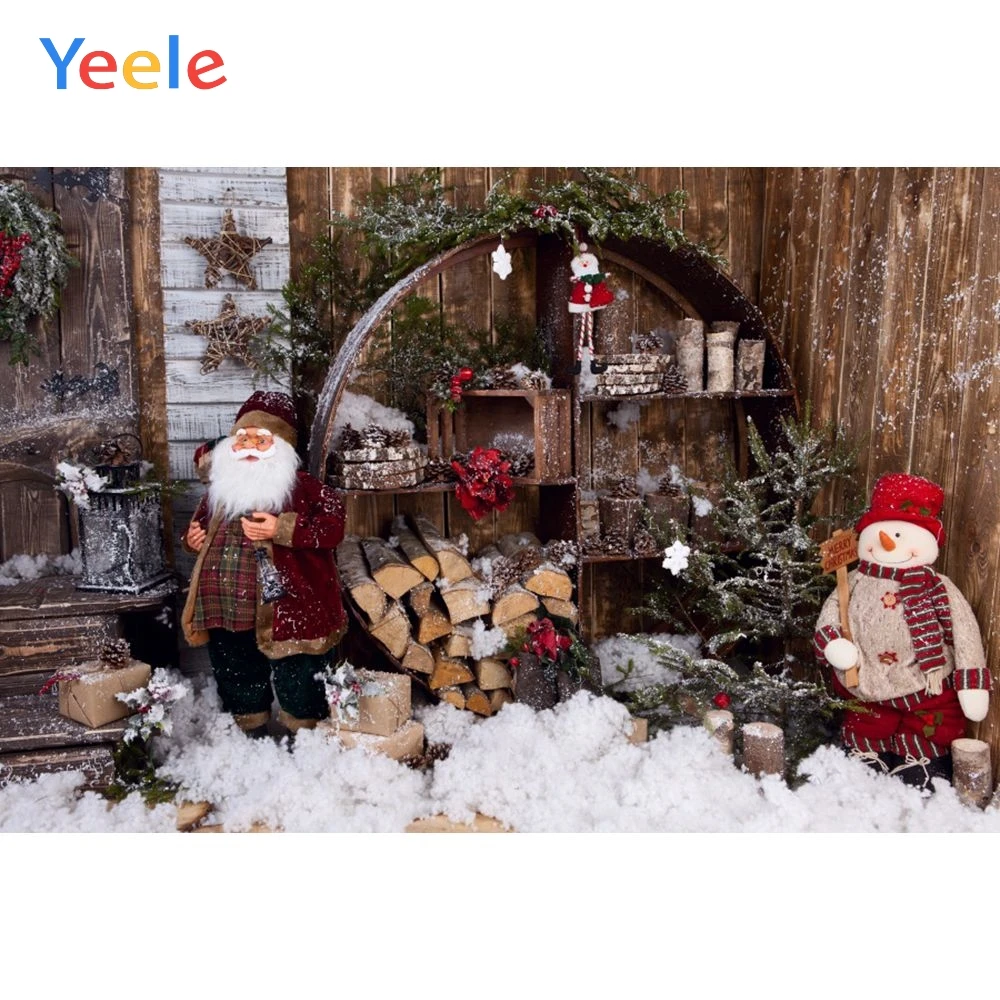 Yeele Рождественская елка Сосновая ветка хлопок Круглая дверь детский интерьер