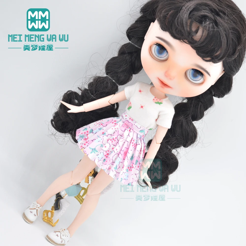 Аксессуары для одежды куклы blyth ob24 ob27 azone модные футболки мини-юбки кожаная обувь |