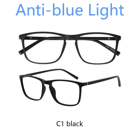 Синий светильник, блокирующие очки для чтения, мужские прозрачные компьютерные очки для чтения, увеличительные очки для дальнозоркости + 1,0 + 2,5