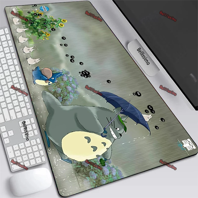 Cute Mouse Pad Comtuper Desk Mat Large XXL Mousepad Kawaii Gaming Accessoroes Laptop Gamer Keyboard Totoro Waterproof Mause Mat