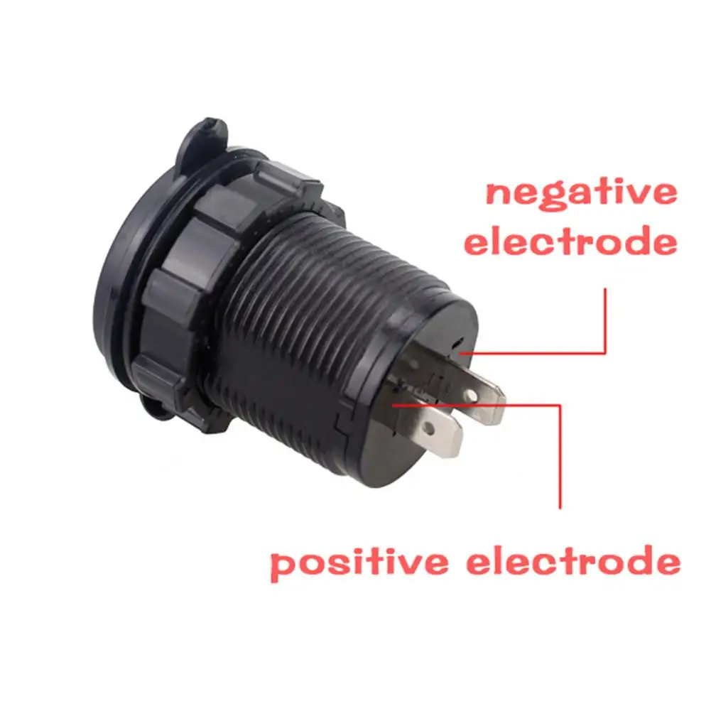 Автомобильное зарядное устройство с двумя usb портами быстрое 3 0 светодиодный