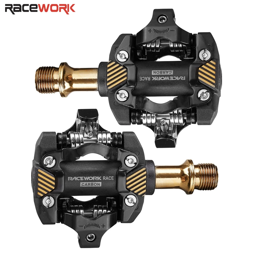 Велосипедные педали RACEWORK для горного велосипеда автоматический зажим педалей Spd
